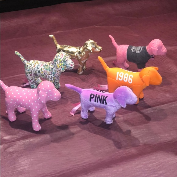 SOLD - brand pink stuffed dogs - Picture 2 of 8